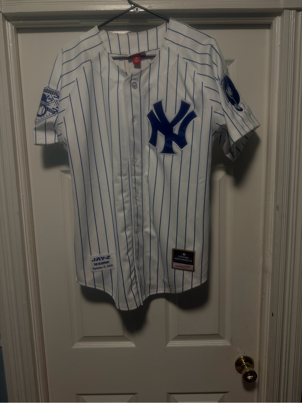 Mitchell & Ness New York Yankees jay z jersey Reasonable Doubt 25th anniversary
